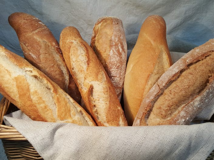 Barras Pequenas: Artesá, común, baguette, rústica e integrais