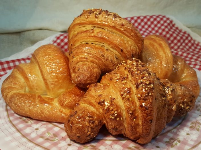 Croisants clásicos ou de cereais